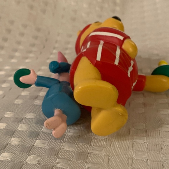 Winnie the Pooh holiday ornament; Pooh and Piglet in nightgowns holding candles. - Picture 4 of 4